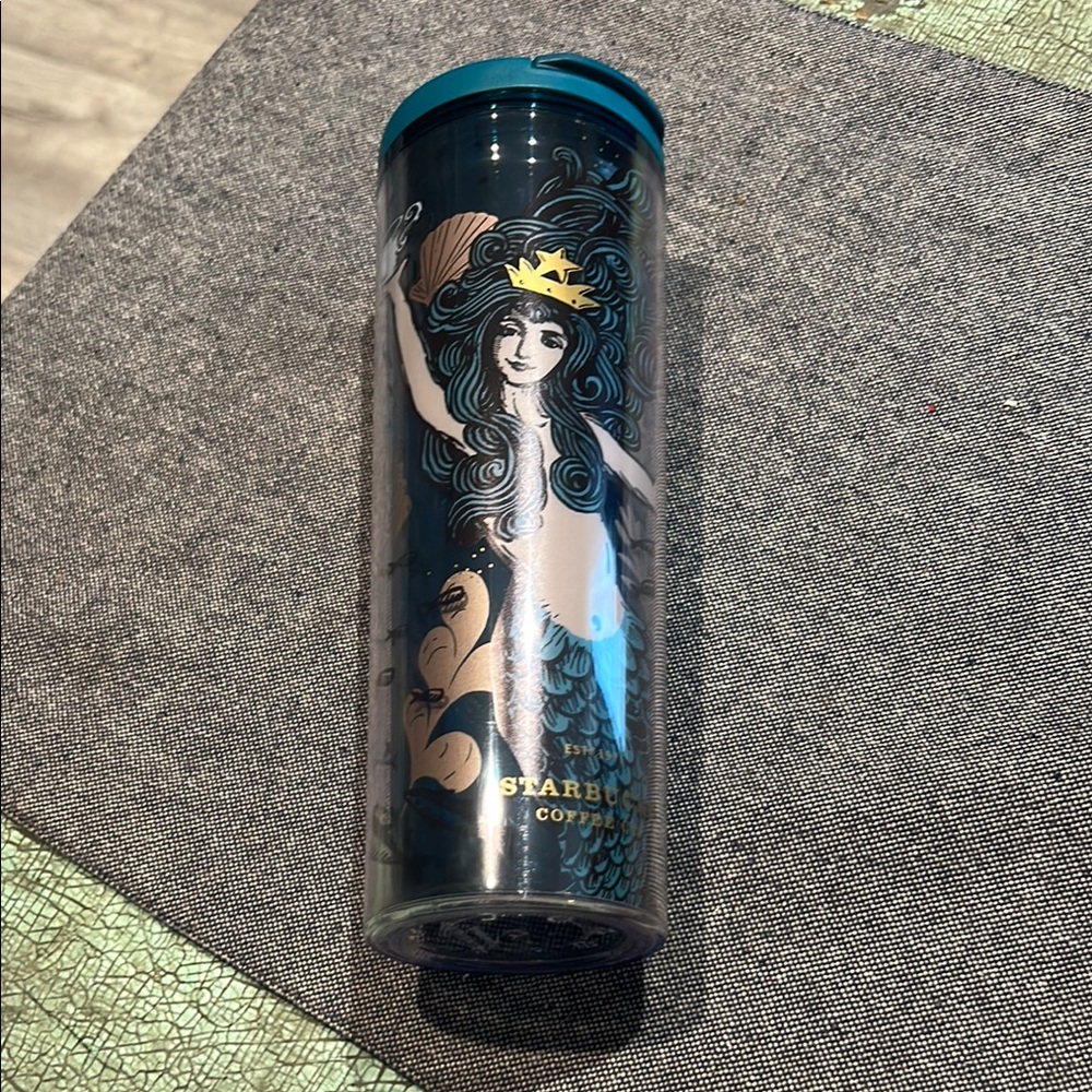 2015 Starbucks SIREN MERMAID COLD CUP Anniversary TUMBLER 16 oz